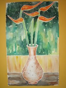 Pintura titulada "FLORECER" por Orlando Torres, Obra de arte original