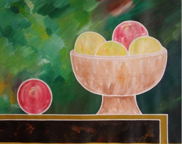 Pintura titulada "EL MESON" por Orlando Torres, Obra de arte original, Oleo