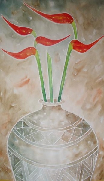 Pintura titulada "JARDINES" por Orlando Torres, Obra de arte original