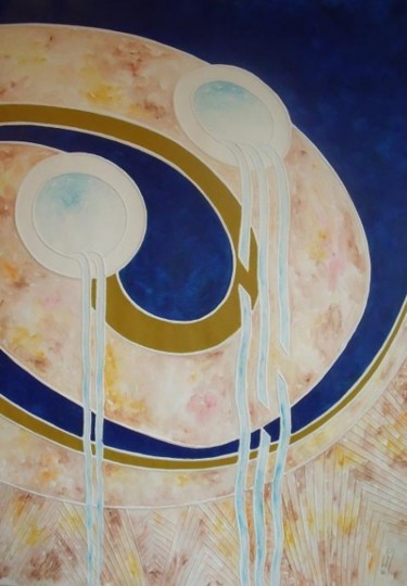Pintura titulada "MAS ALLA" por Orlando Torres, Obra de arte original