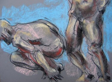 Drawing titled "NUMBER 136" by David Schoffman, Original Artwork
