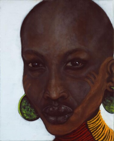 Peinture intitulée "KENYANE" par Joe Johnson, Œuvre d'art originale