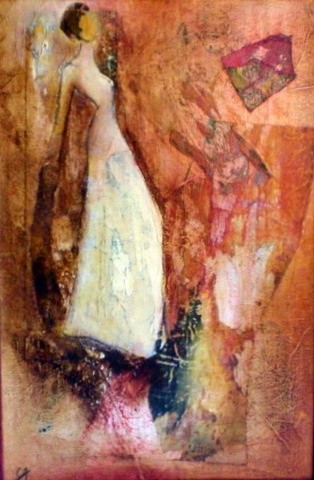 Peinture intitulée "Allégorie" par Catherine Ausseur, Œuvre d'art originale