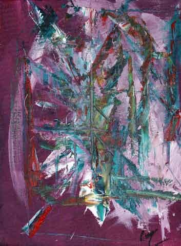 Peinture intitulée "Flèches" par Liam G Déziel, Œuvre d'art originale
