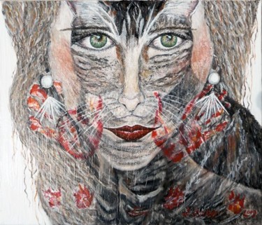 Peinture intitulée "Superposition" par Térégia, Œuvre d'art originale