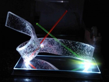 Sculpture titled "Lillibell" by Cristina Marquès, Original Artwork, Plastic