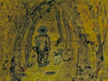 Peinture intitulée "TUNNEL" par Thierry Faivre, Œuvre d'art originale, Huile