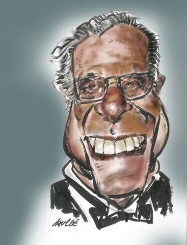 Peinture intitulée "Frank Capra" par Bertrand Daullé, Œuvre d'art originale, Autre