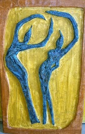 "vibrations" başlıklı Heykel S Eymond Laritaz tarafından, Orijinal sanat