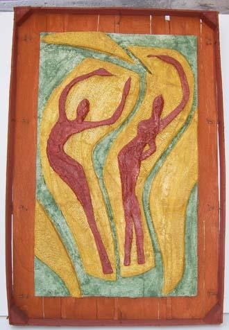 "vibration" başlıklı Heykel S Eymond Laritaz tarafından, Orijinal sanat, Alçı