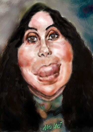 Peinture intitulée "Cher" par Bertrand Daullé, Œuvre d'art originale, Autre