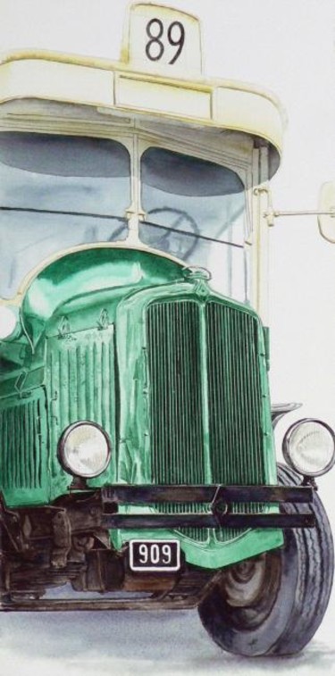 Peinture intitulée "le 89" par Dominique Ramaud, Œuvre d'art originale, Aquarelle