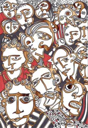 Pintura intitulada "ELES" por Mário Fresco, Obras de arte originais, Arquitetura