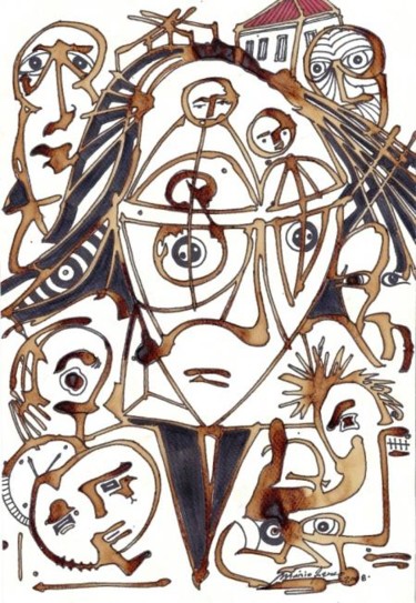 Pintura intitulada "ilusões" por Mário Fresco, Obras de arte originais
