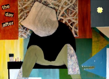 「the day after」というタイトルの絵画 Alfio Catania Brucioventoによって, オリジナルのアートワーク