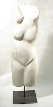 제목이 "Torso"인 조형물 Fraser Paterson로, 원작, 돌
