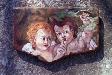 Artigianato intitolato "copia dal Carracci" da Silvia Benfenati, Opera d'arte originale