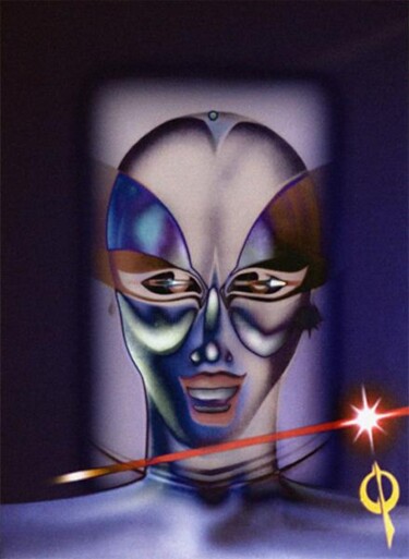 Peinture intitulée "Futurella" par Pascal Chanier, Œuvre d'art originale