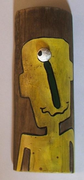 Schilderij getiteld "Tous pareils tous d…" door Wally, Origineel Kunstwerk