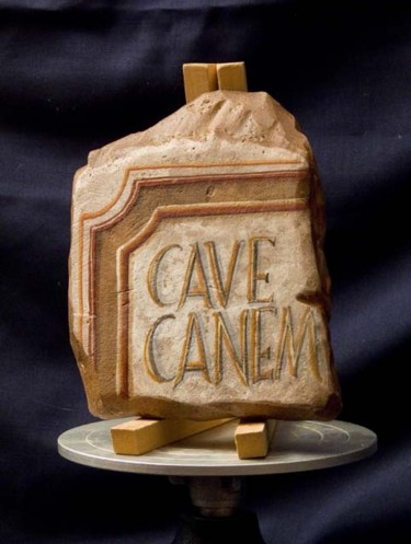 Artigianato intitolato "cave canem" da Silvia Benfenati, Opera d'arte originale