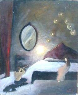 Peinture intitulée "feerie" par Abderrahmane Abdelrafie Matallah, Œuvre d'art originale
