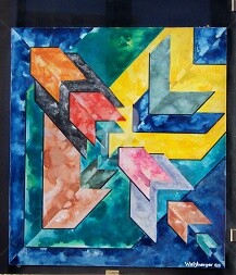 Peinture intitulée "Vive la poste" par Morganv6, Œuvre d'art originale, Huile