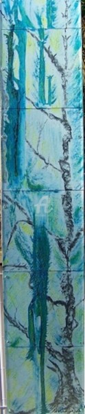 Peinture intitulée "OGM...Beauvais 30 km" par Morganv6, Œuvre d'art originale, Huile