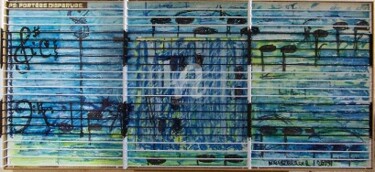 Peinture intitulée "PS: portées disparu…" par Morganv6, Œuvre d'art originale, Huile