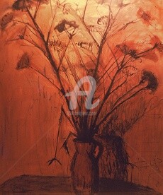Peinture intitulée "A la manière de ..." par Morganv6, Œuvre d'art originale, Huile