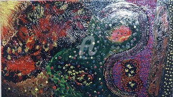 Peinture intitulée "Le marais social de…" par Morganv6, Œuvre d'art originale, Huile