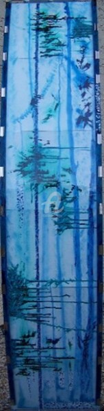 Peinture intitulée "Mirage en Laponie" par Morganv6, Œuvre d'art originale, Huile