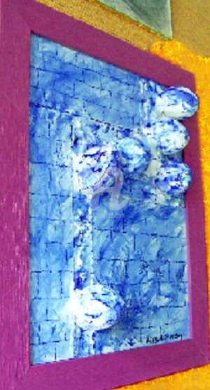 Sculpture intitulée "In Vitro" par Morganv6, Œuvre d'art originale, Techniques mixtes
