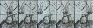 Peinture intitulée "A la recherche de l…" par Morganv6, Œuvre d'art originale, Huile