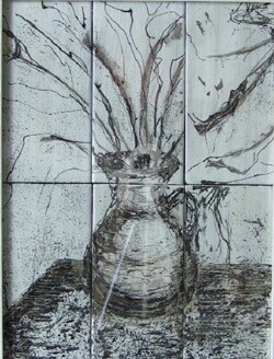 Peinture intitulée "A la recherche de l…" par Morganv6, Œuvre d'art originale, Huile