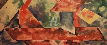 Peinture intitulée "Désordre" par Morganv6, Œuvre d'art originale, Huile