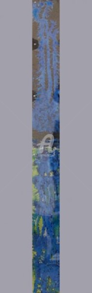 Peinture intitulée "Rive droite-rive ga…" par Morganv6, Œuvre d'art originale, Huile