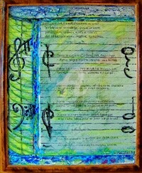 Peinture intitulée "Vers Boris Vian" par Morganv6, Œuvre d'art originale, Huile