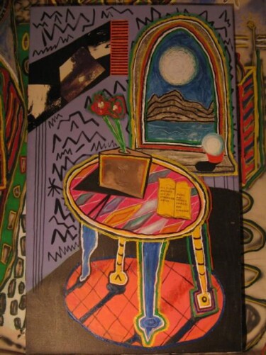 Malerei mit dem Titel "blaise pascal plast…" von Zoran Komatinović, Original-Kunstwerk