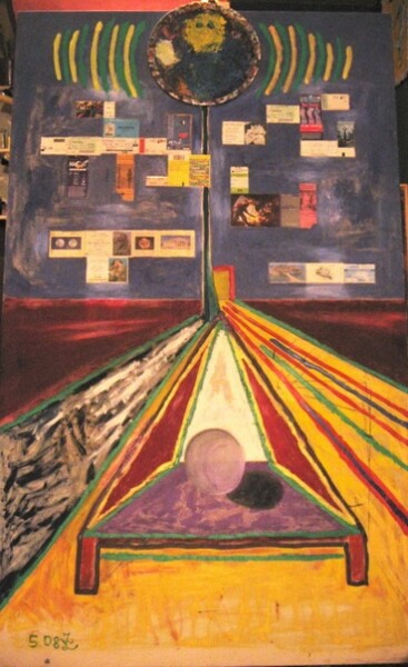 Malerei mit dem Titel "introspektion-outsi…" von Zoran Komatinović, Original-Kunstwerk