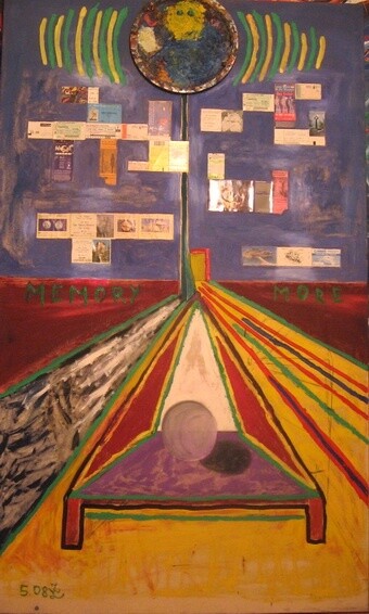 Malerei mit dem Titel "memory more" von Zoran Komatinović, Original-Kunstwerk