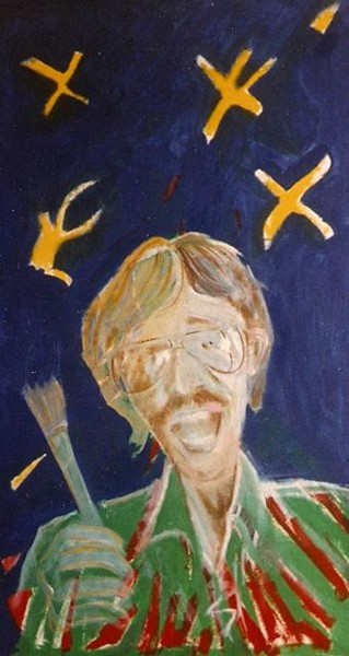 Pintura titulada "El señor Motti" por Carlos Ardohain, Obra de arte original, Oleo
