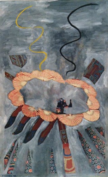 Pintura titulada "Flor de fango" por Carlos Ardohain, Obra de arte original, Oleo