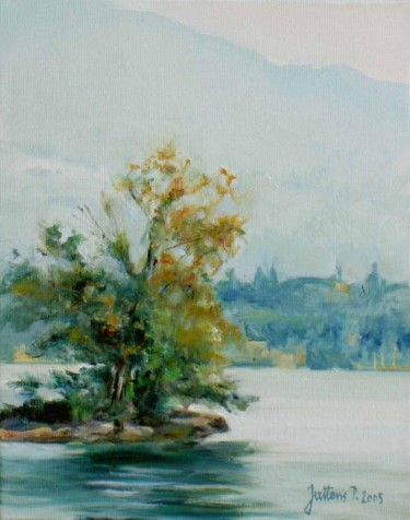 Le Creux de Genthod Peinture intitulée "Le Creux de Genthod" par Philippe Juttens, Œuvre d'art originale, Huile