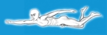 Dibujo titulada "volador" por Carlos Ardohain, Obra de arte original, Otro