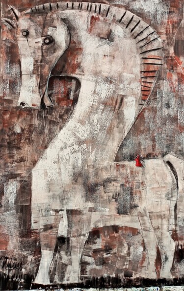 Peinture intitulée "BIZARRO" par Arturo Morin, Œuvre d'art originale, Acrylique Monté sur Châssis en bois