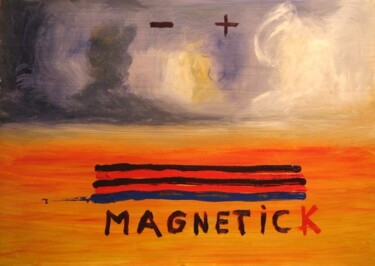 Malerei mit dem Titel "magnetick" von Zoran Komatinović, Original-Kunstwerk