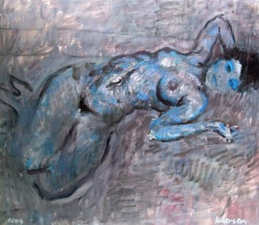 Painting titled "Nude" by Robert Andersen, Original Artwork