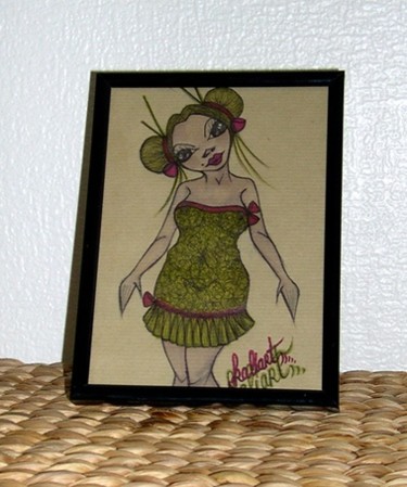 Peinture intitulée "* P'tite MISS Kalia…" par Kaliart, Œuvre d'art originale