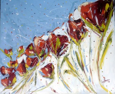 Painting titled "Breaking free" by Ivy Howard, Original Artwork
