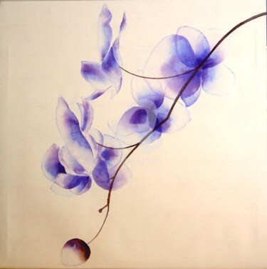 Painting titled "long long, longing…" by Hiromi Ozaki, Original Artwork